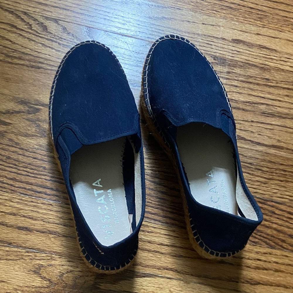 Viscata Navy Platform Espadrilles - image 1